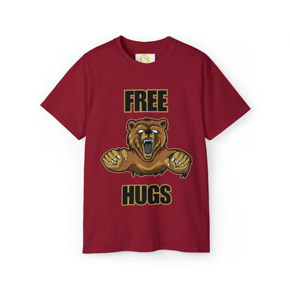 Friendly Bear T-shirt: Free Hugs