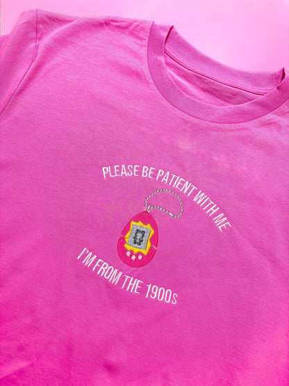 I'm From The 1900's Tamagotchi embroidered t-shirt