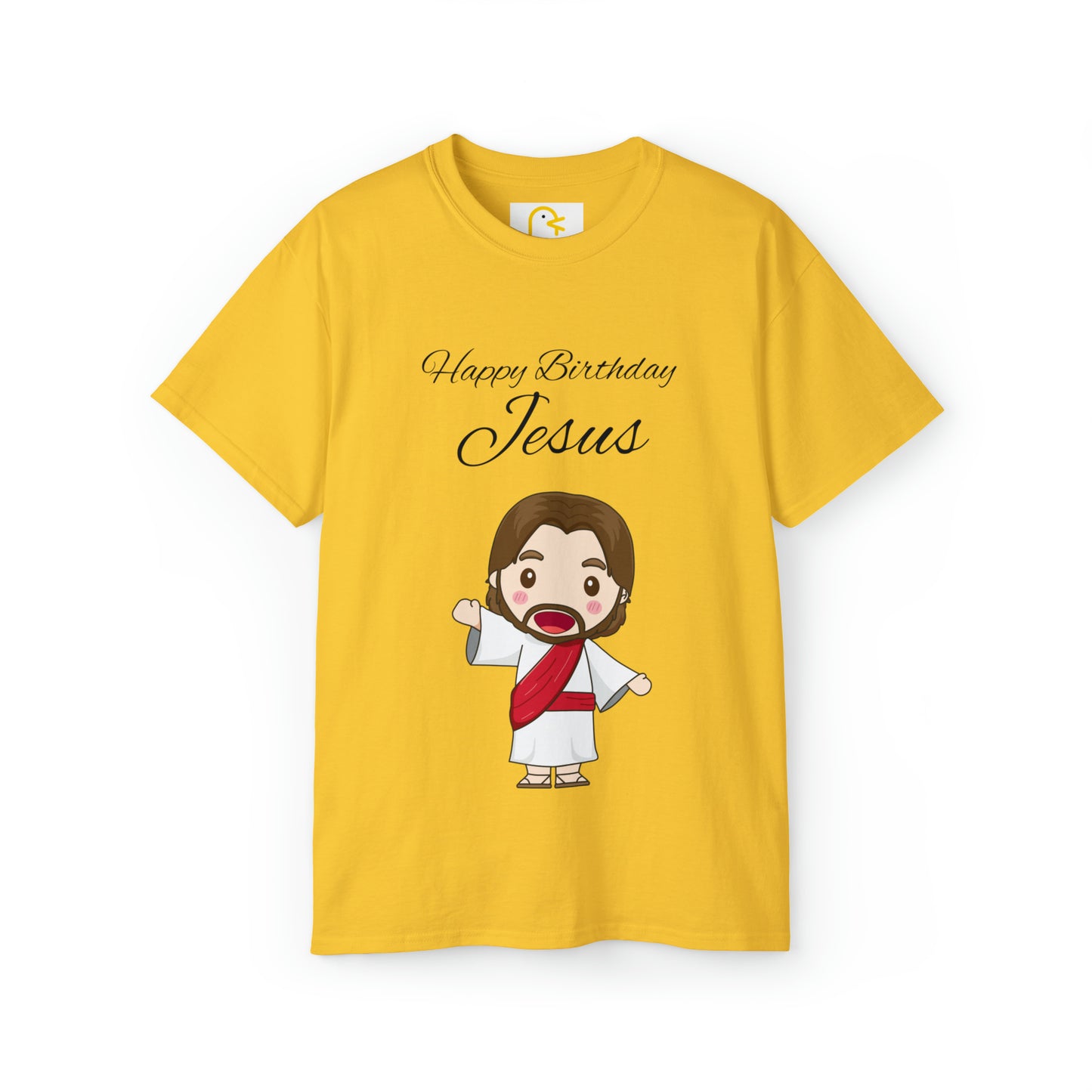 Festive Christmas T-shirt: Happy Birthday Jesus