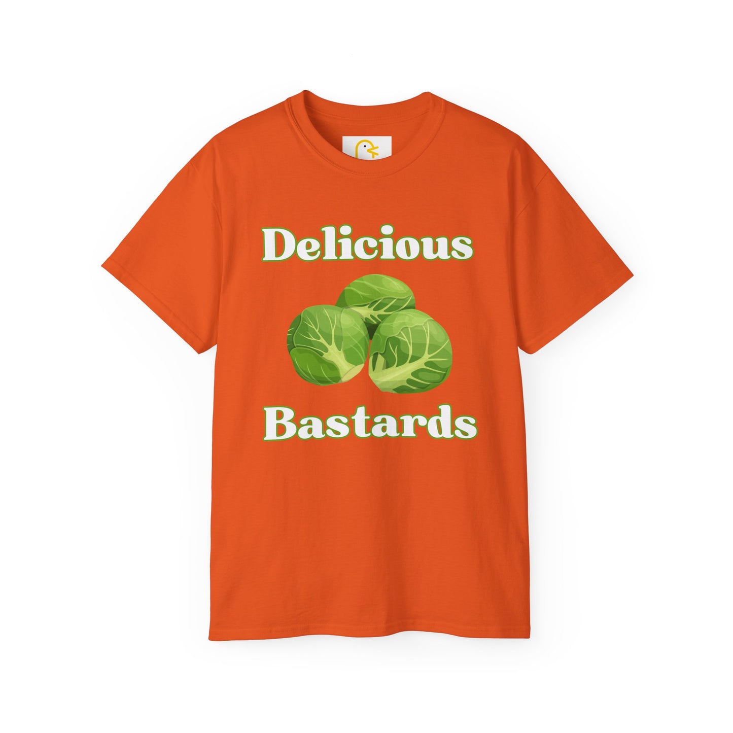 Brussels Sprouts Christmas T-shirt: Delicious Bastards