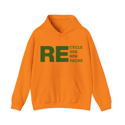 Recycle Reuse Renew Rethink Hoodie