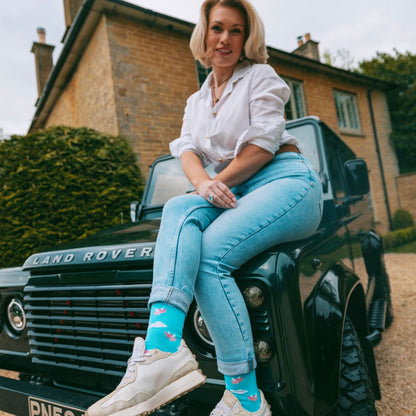 Flying Pig Bamboo Socks