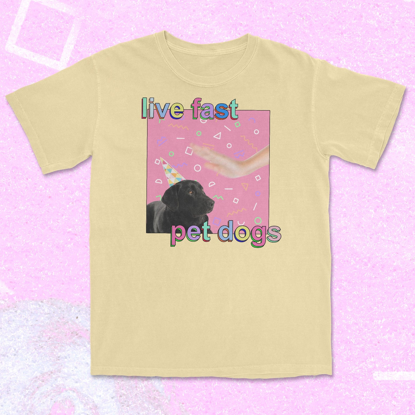 live fast pet dogs - t-shirt