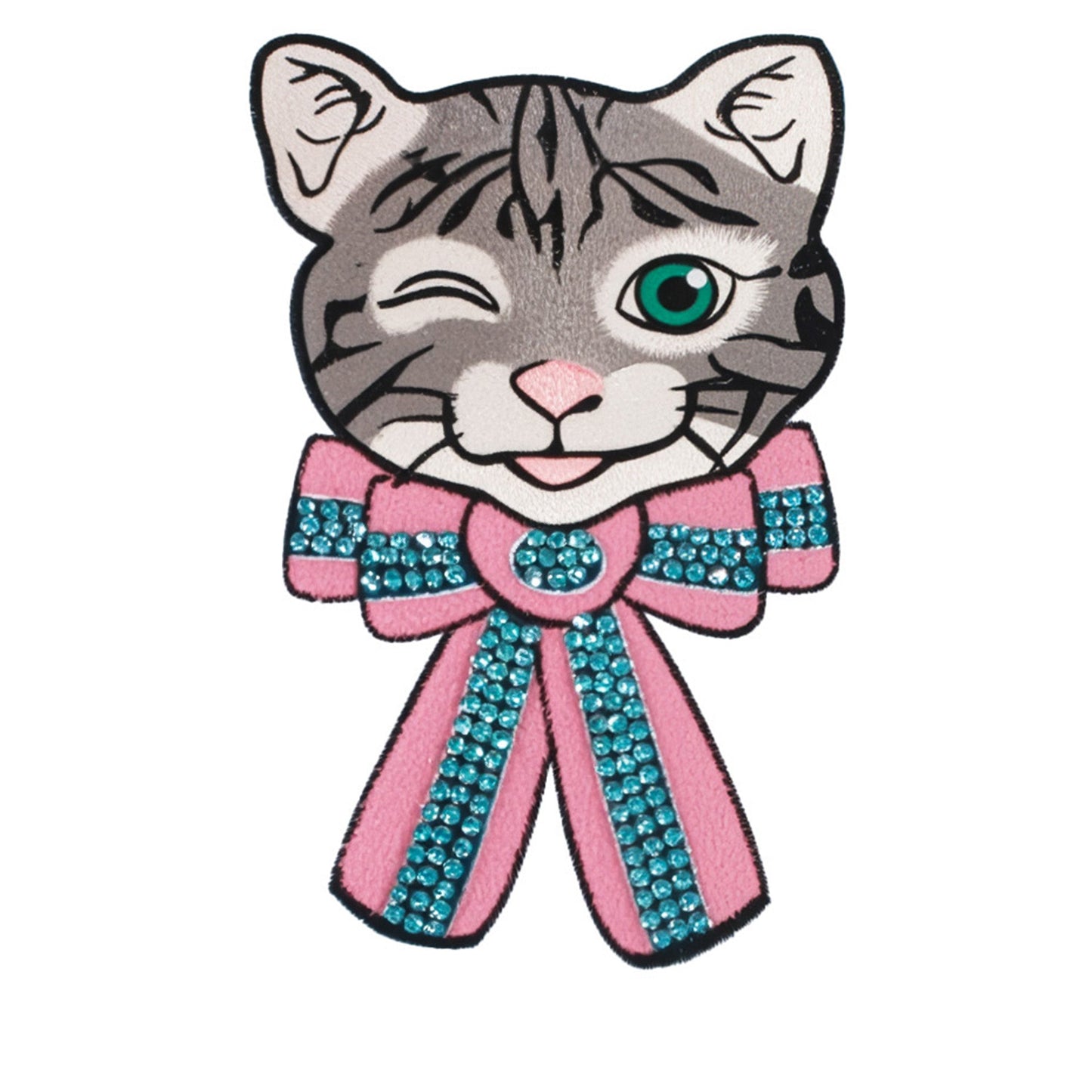 Cotton Cat Printed & Embroidered T-Shirt