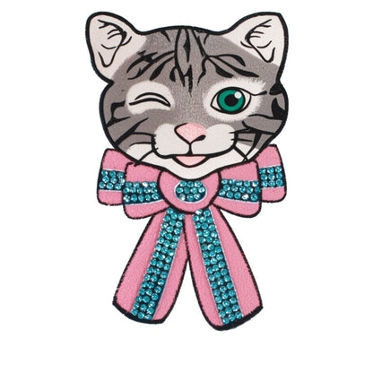 Cotton Cat Printed & Embroidered T-Shirt