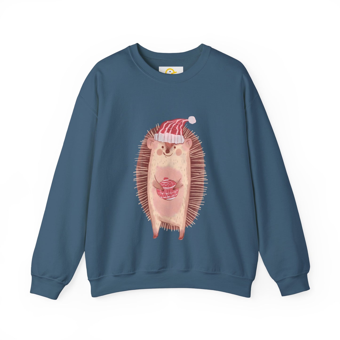 Christmas Critters Sweatshirt: Hedgehog