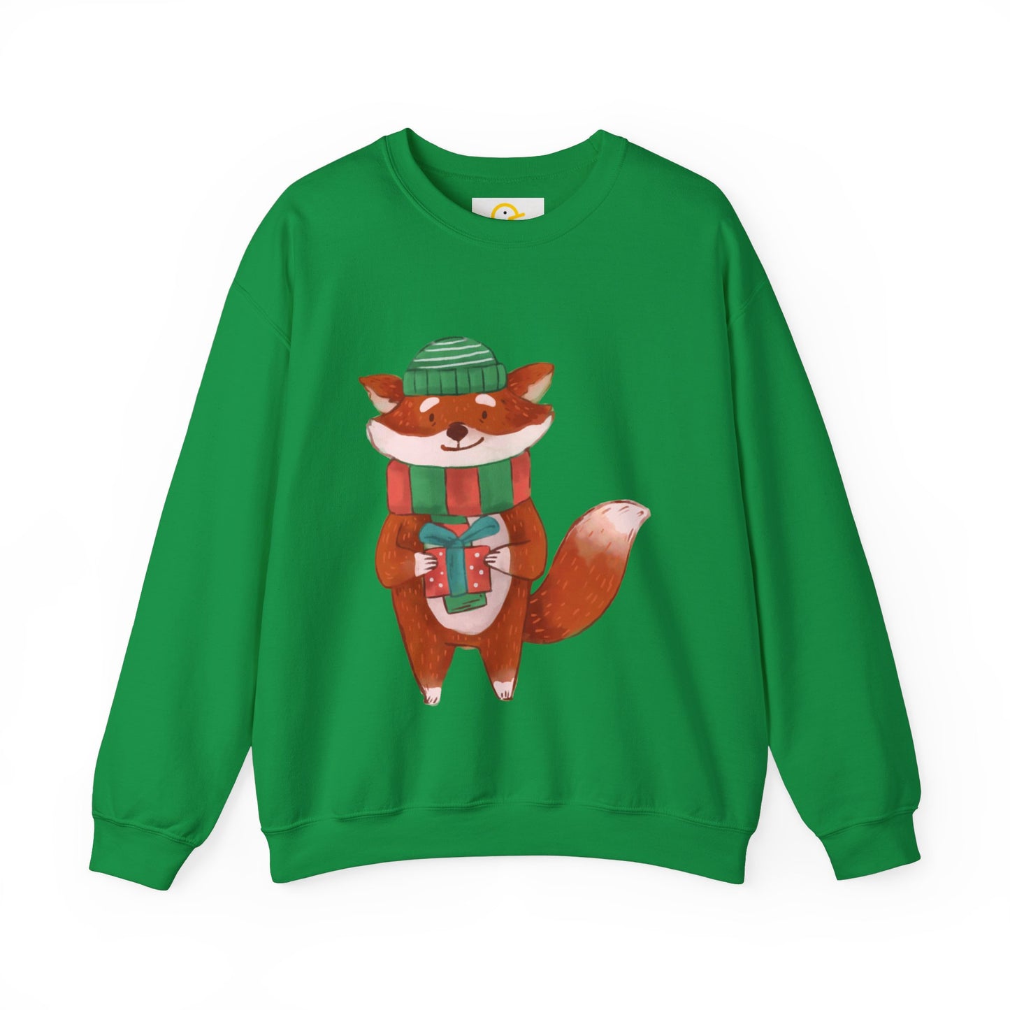 Christmas Critters Sweatshirt: Fox