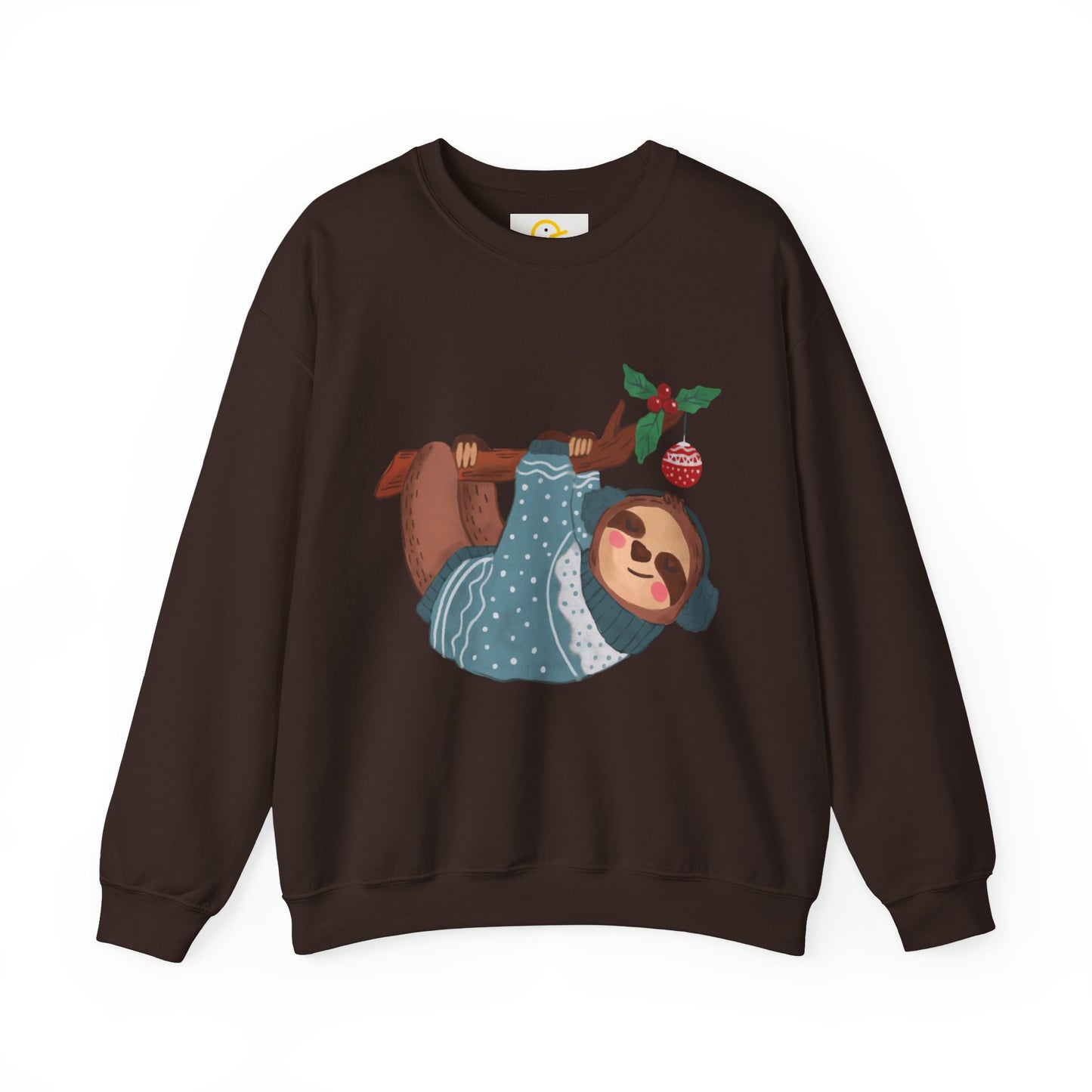 Christmas Critters Sweatshirt: Sloth