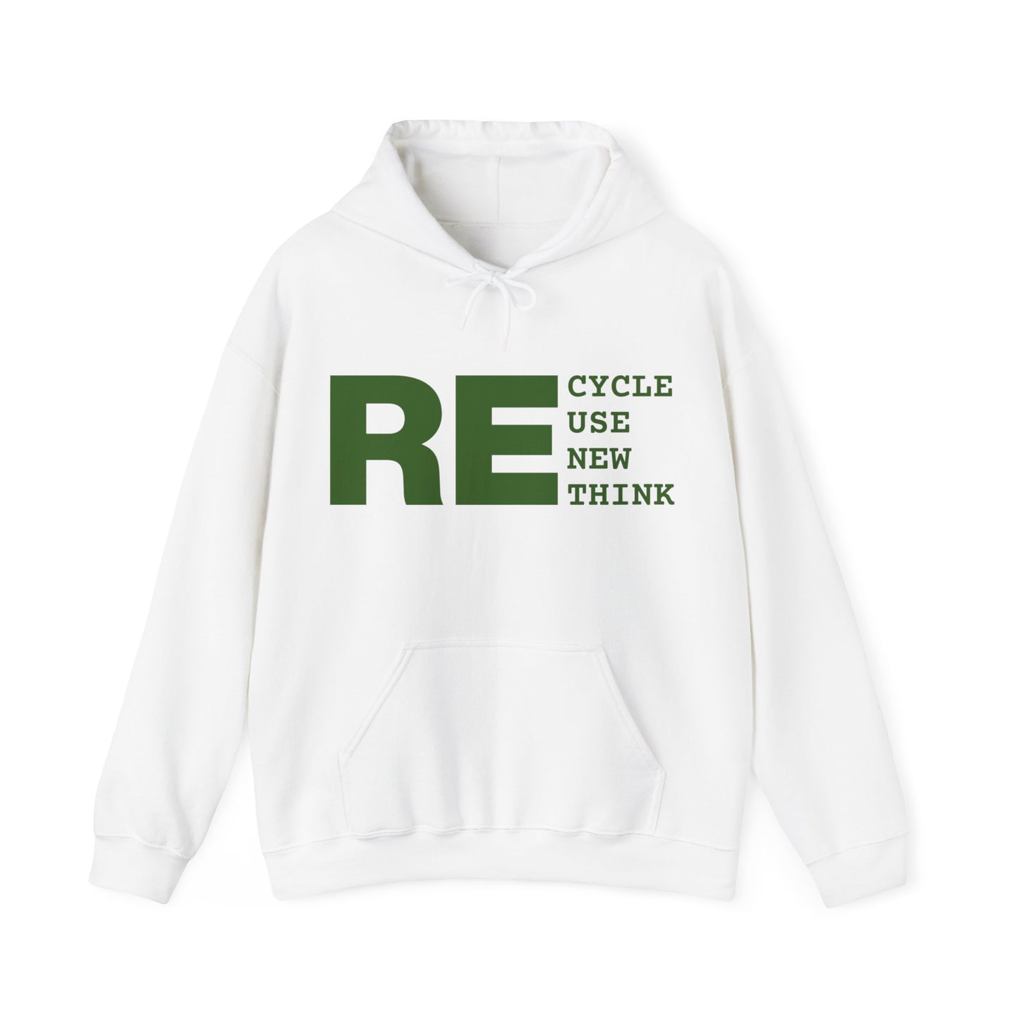 Recycle Reuse Renew Rethink Hoodie