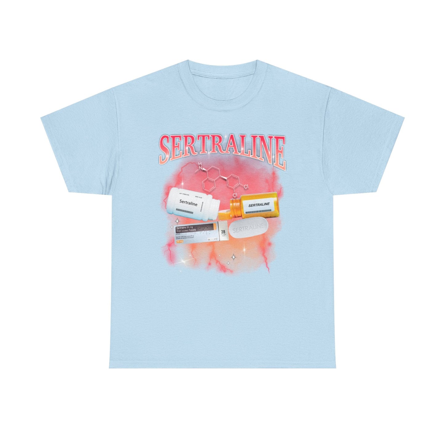 Sertraline Bootleg Style printed t-shirt