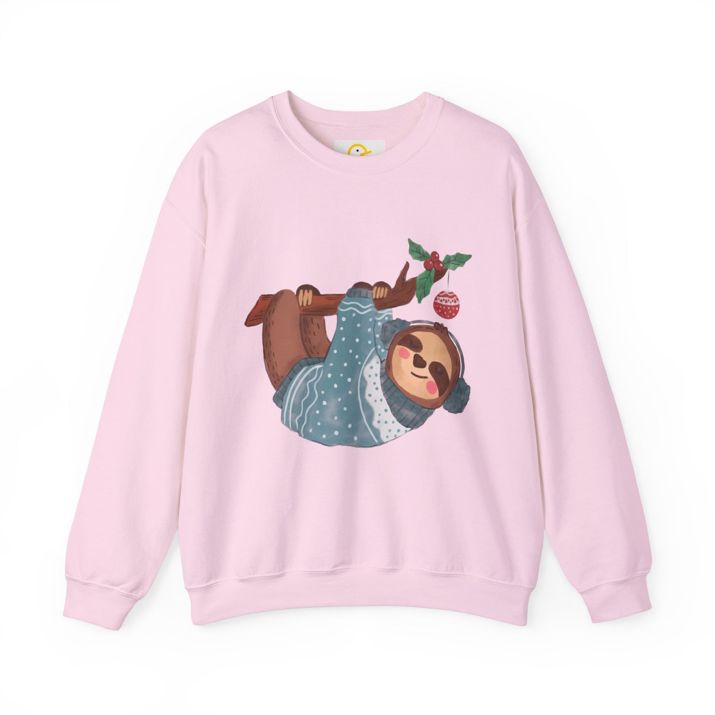 Christmas Critters Sweatshirt: Sloth