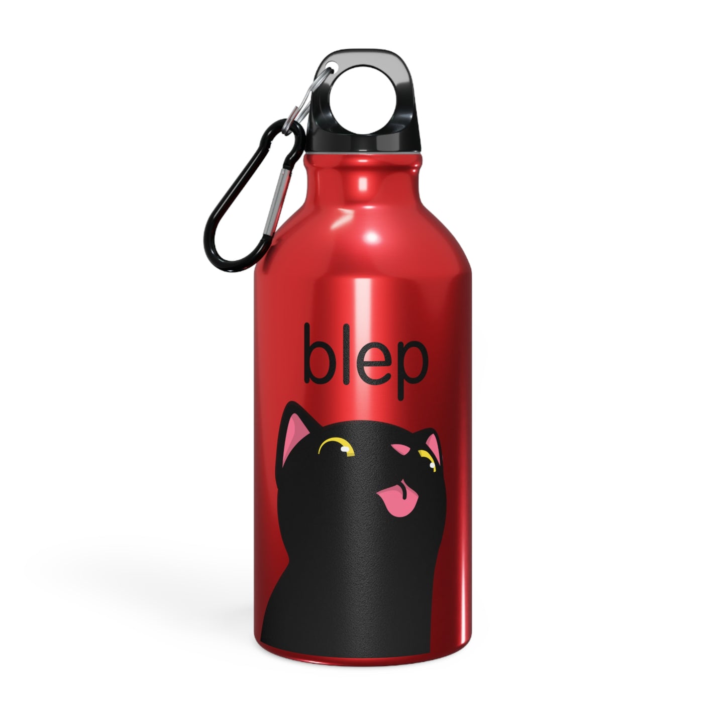 Cat Water Bottle: Blep