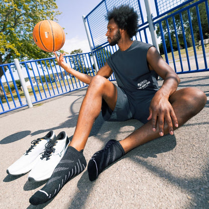 Black Performance Trainer Socks