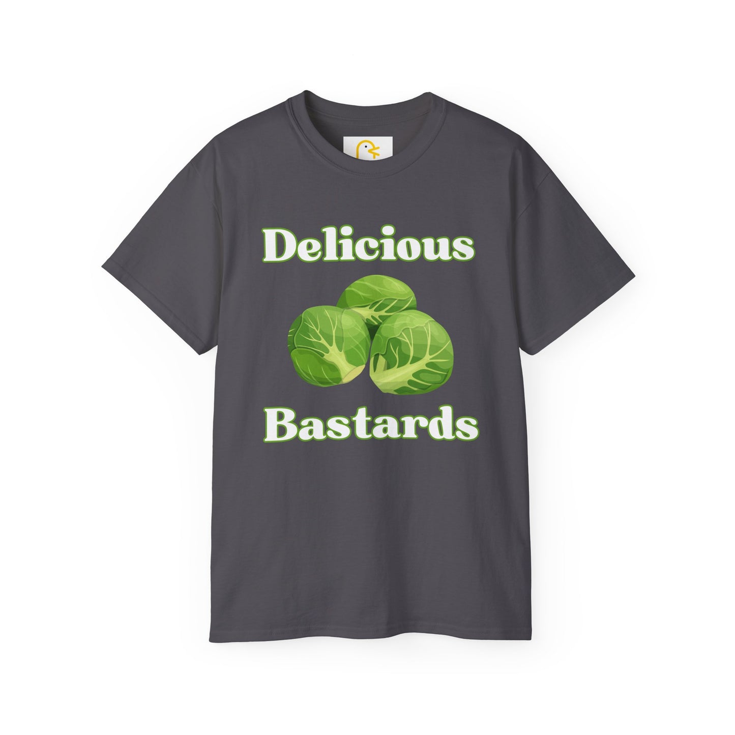 Brussels Sprouts Christmas T-shirt: Delicious Bastards