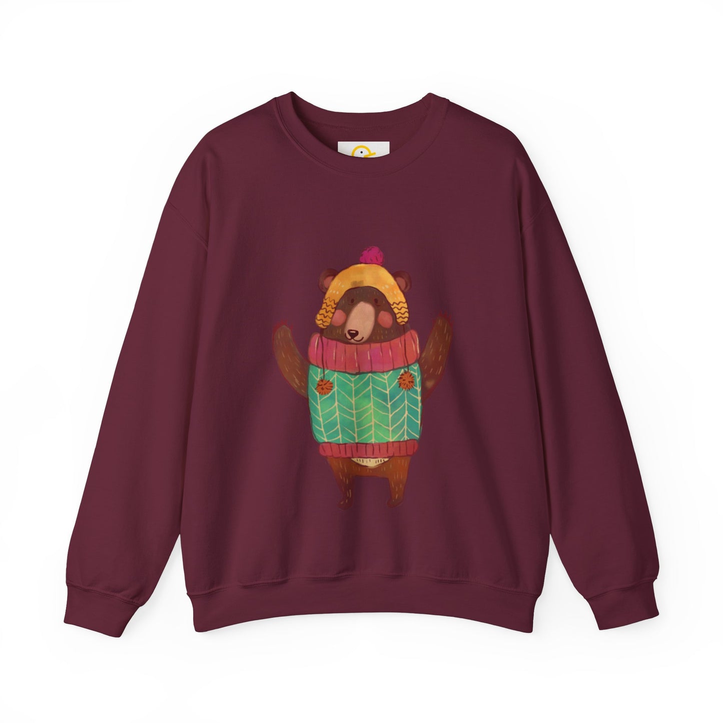 Christmas Critters Sweatshirt: Bear