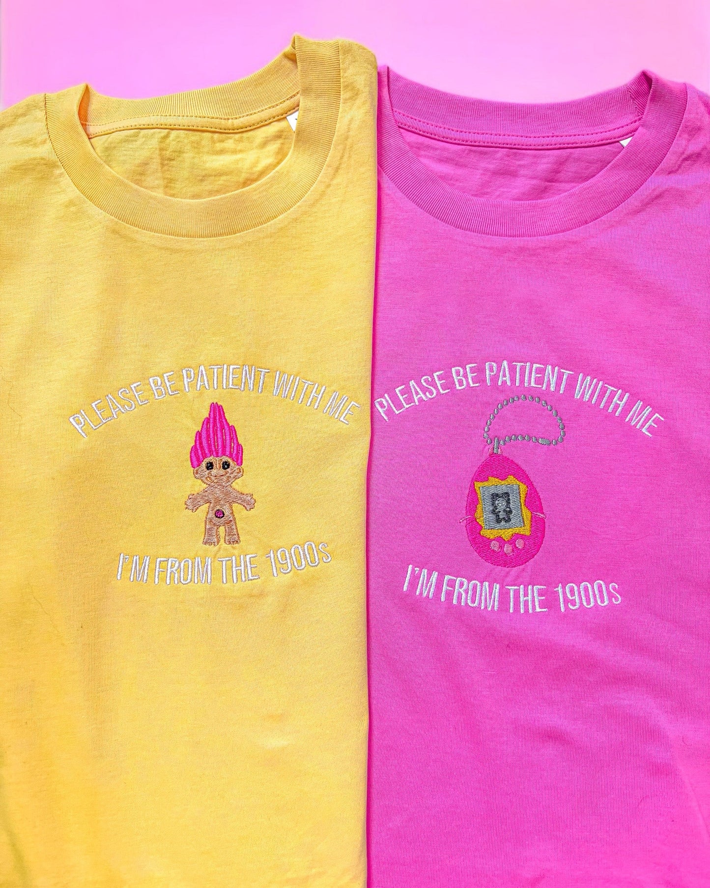 I'm From The 1900's Troll embroidered t-shirt