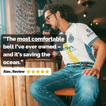 The World’s First Recycled Woven Belt – Made from Ocean Plastic