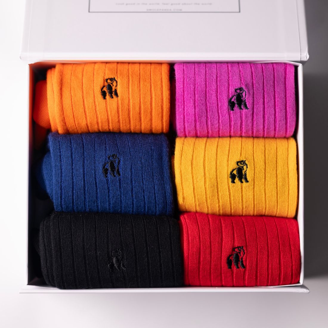 Superior Style Sock Box - 6 Pairs of Bamboo Socks (His)
