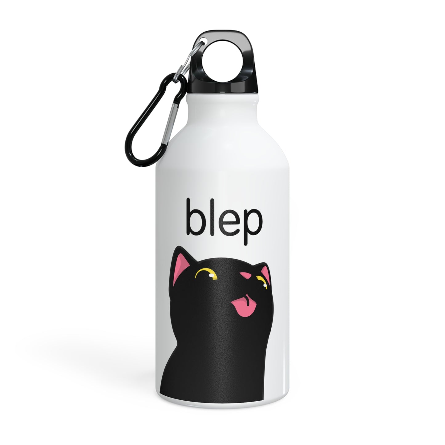 Cat Water Bottle: Blep