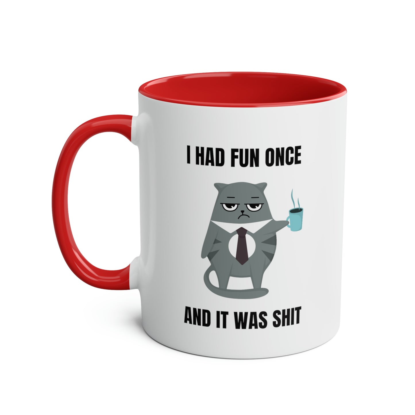 Grumpy Cat Mug: I Had Fun Once