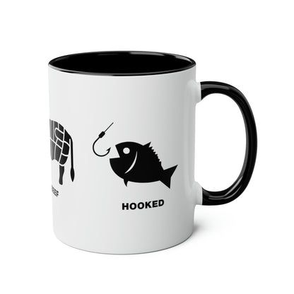 Well oil beef hooked Mug