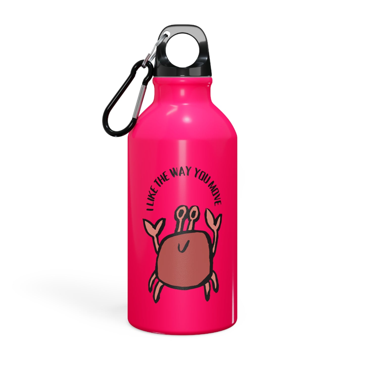 Crab Water Bottle: I  Like The Way You Move