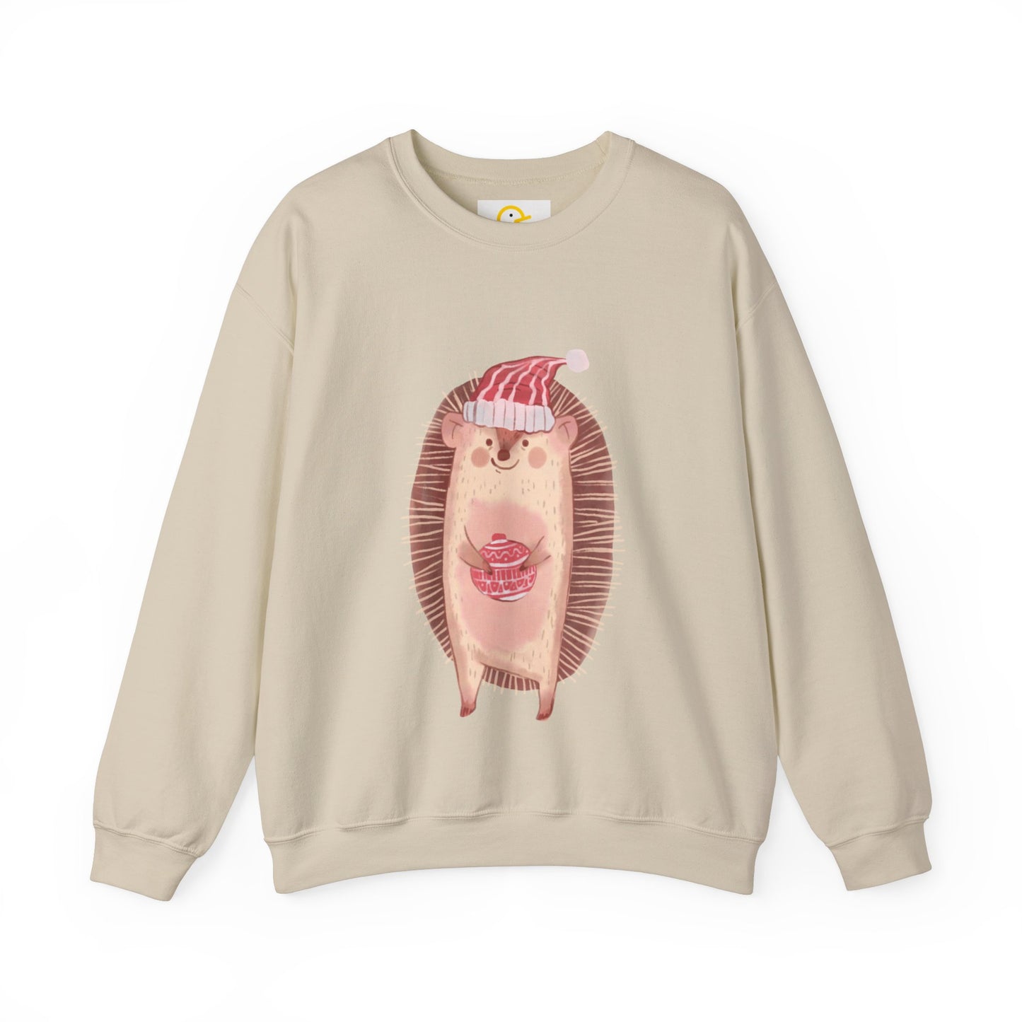 Christmas Critters Sweatshirt: Hedgehog