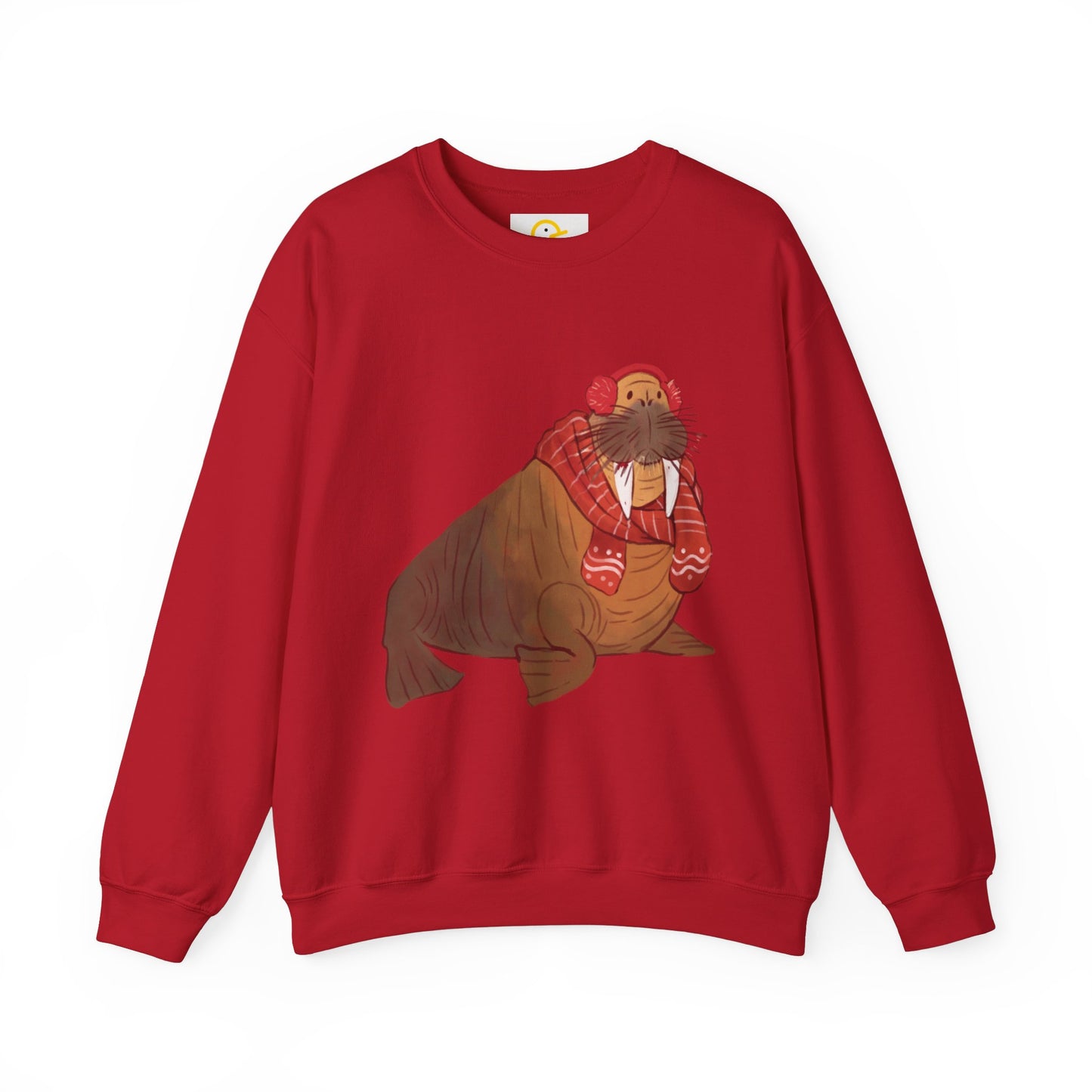 Christmas Critters Sweatshirt: Walrus