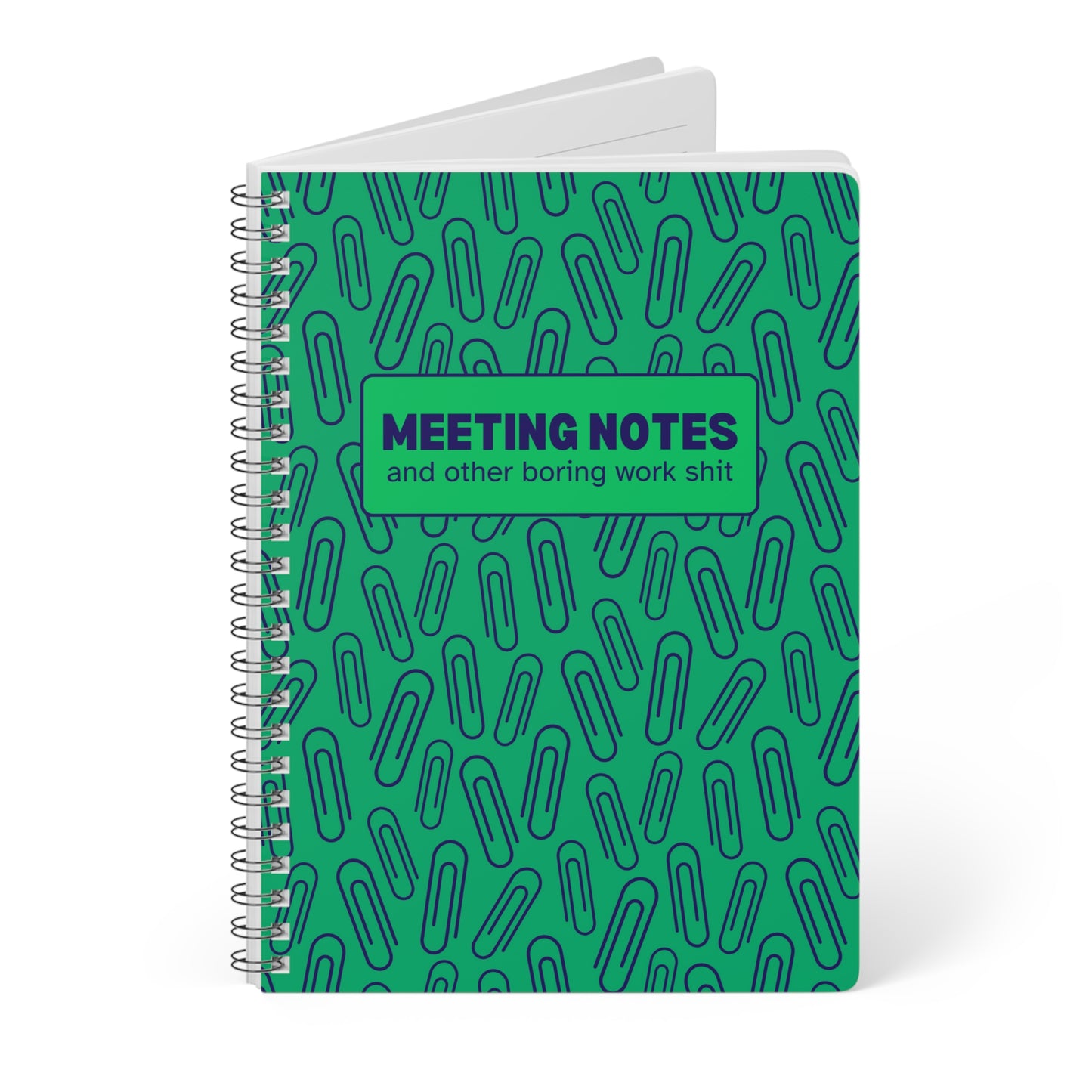 Notebook: Meeting notes and other boring work shit