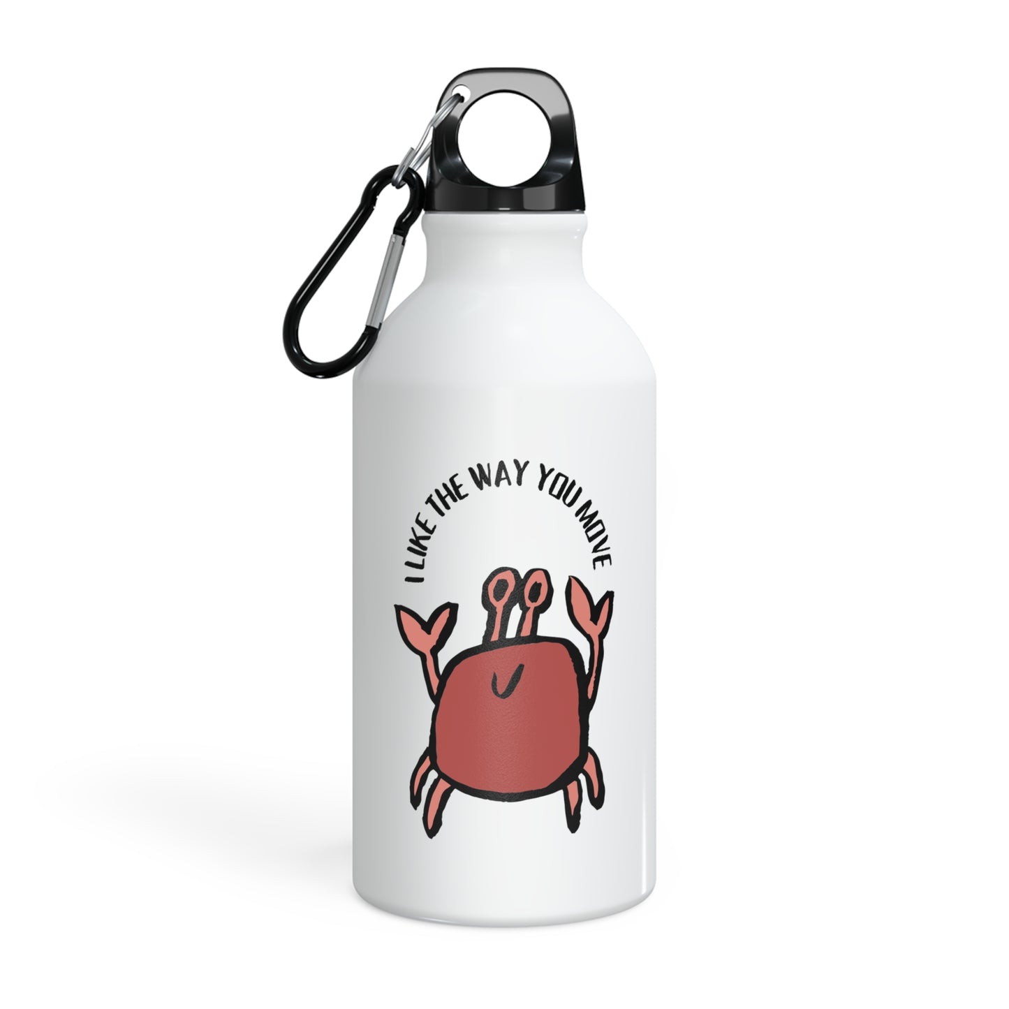 Crab Water Bottle: I  Like The Way You Move