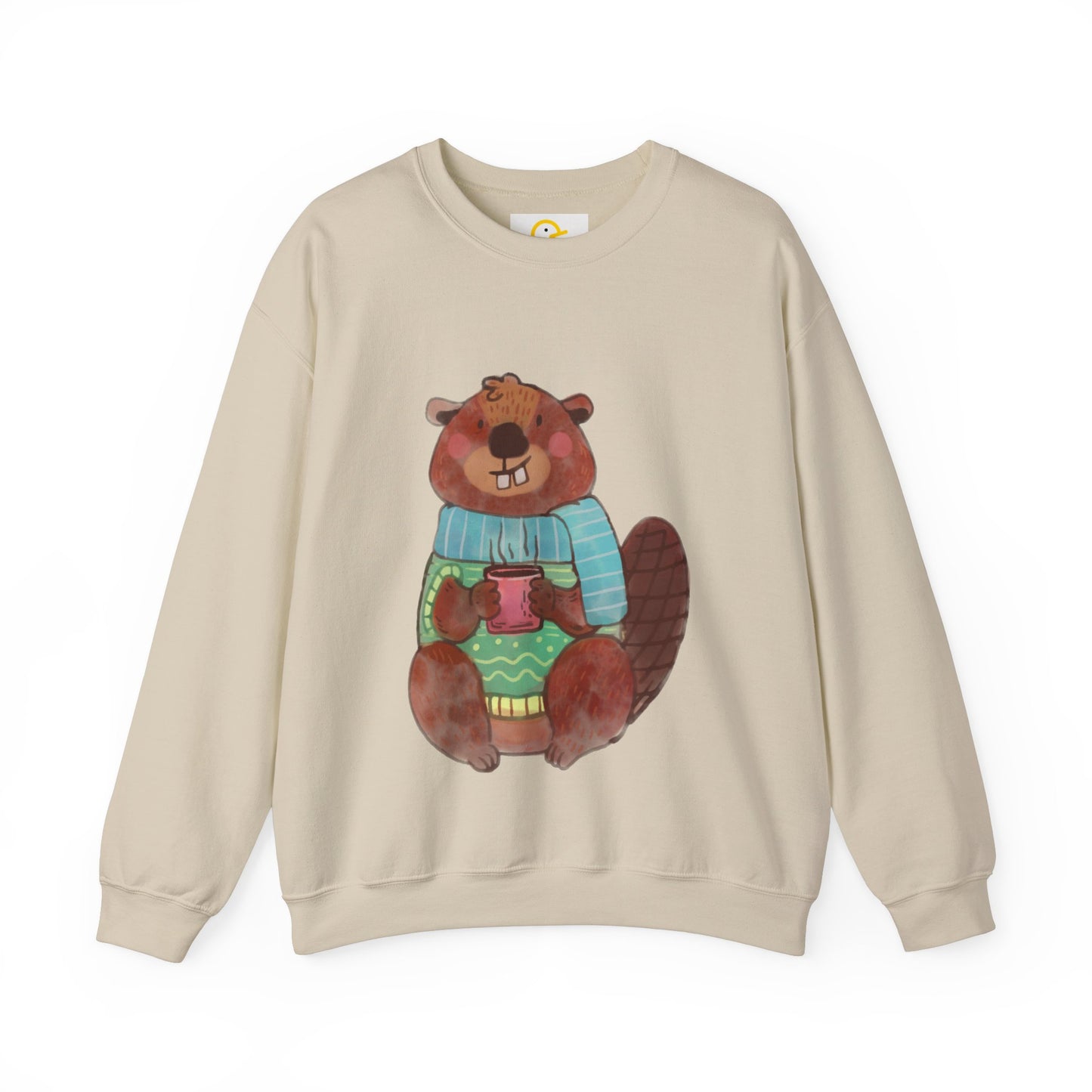 Christmas Critters Sweatshirt: Beaver