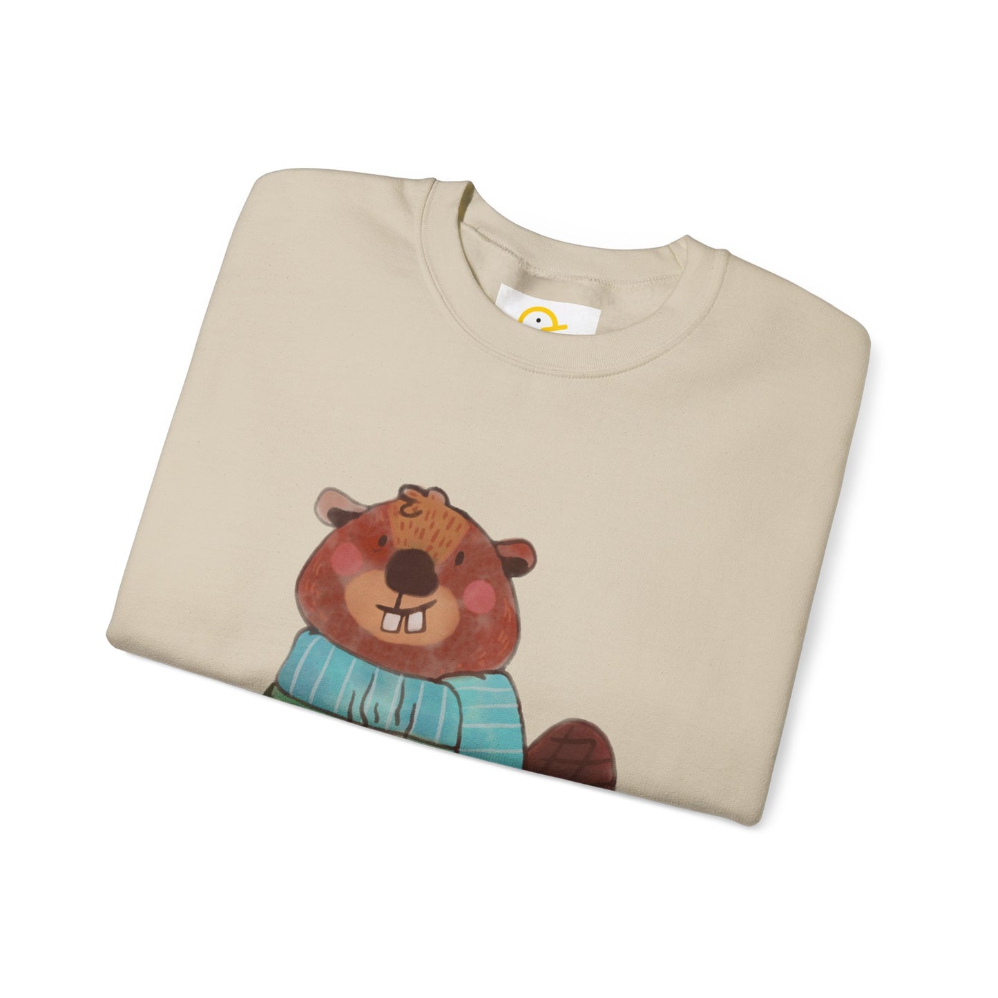 Christmas Critters Sweatshirt: Beaver