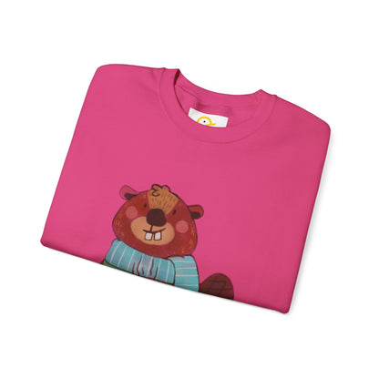 Christmas Critters Sweatshirt: Beaver