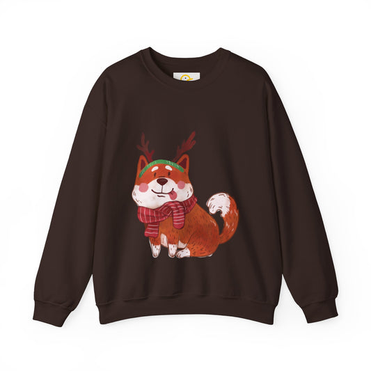 Christmas Critters Sweatshirt: Corgi