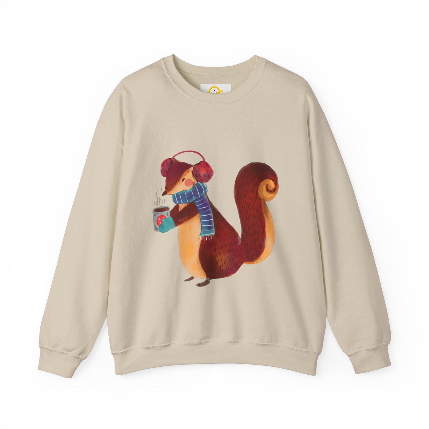 Christmas Critters Sweatshirt: Squirrel