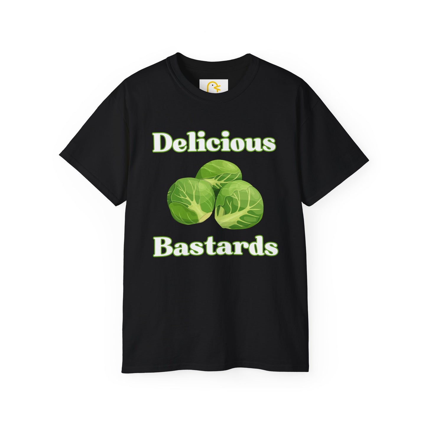 Brussels Sprouts Christmas T-shirt: Delicious Bastards