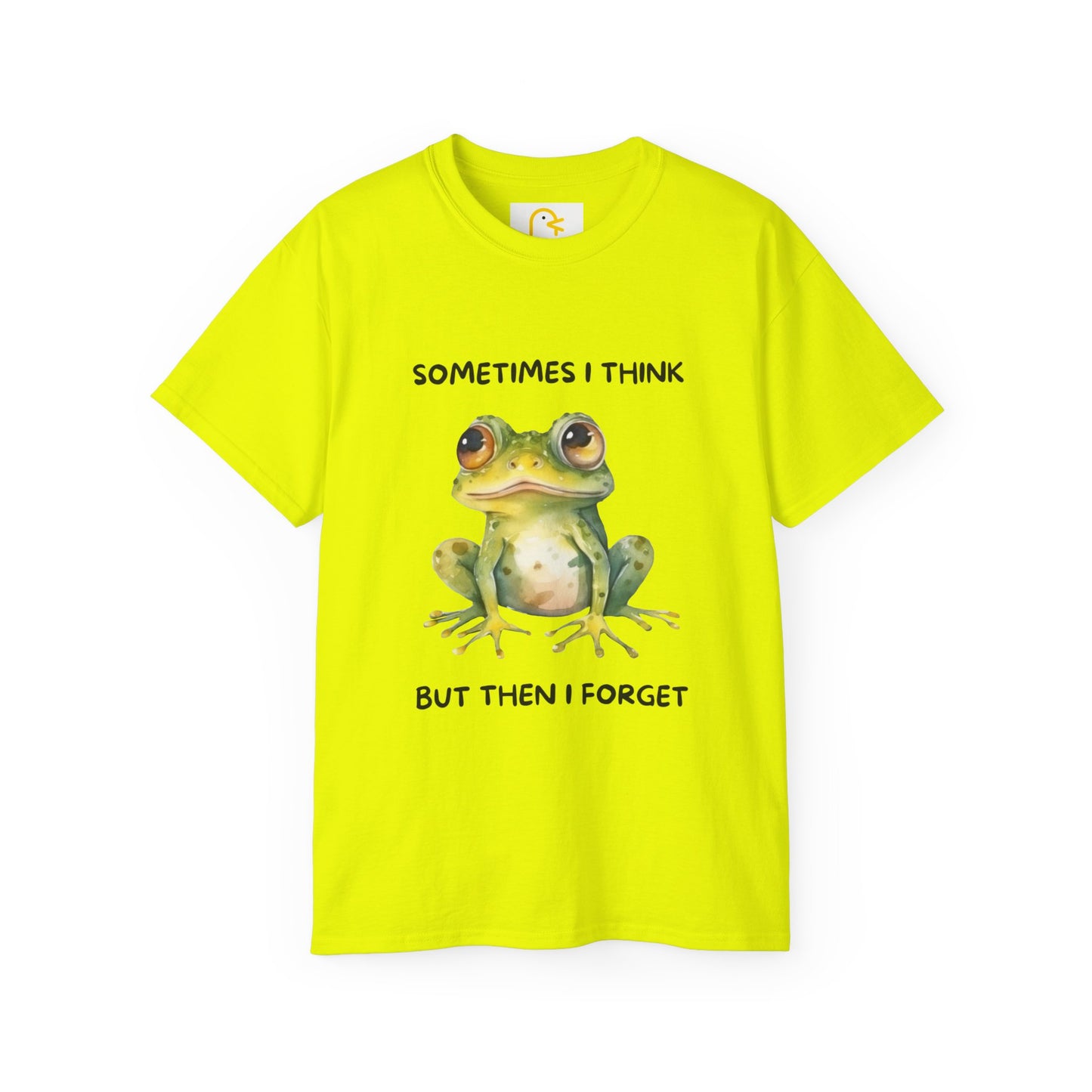 Frog T-shirt: Sometimes I think but then I forget