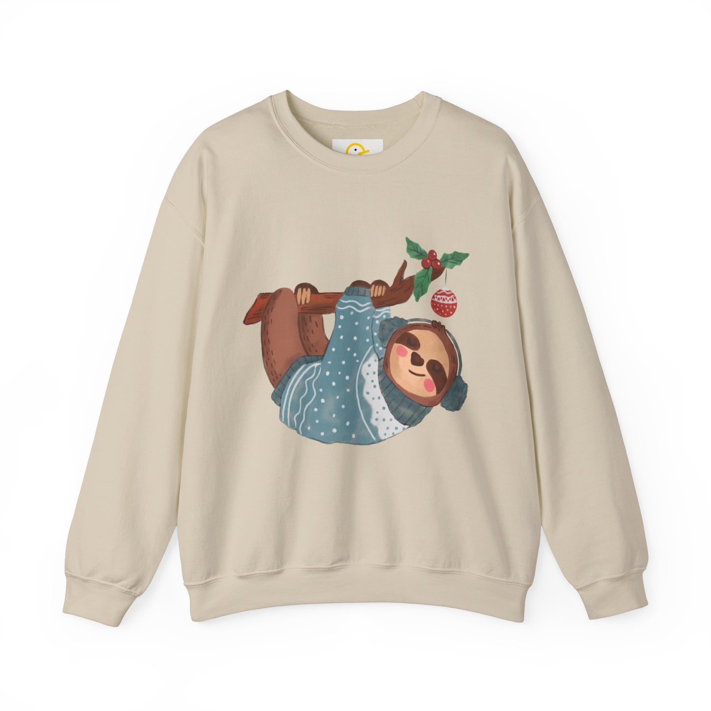 Christmas Critters Sweatshirt: Sloth