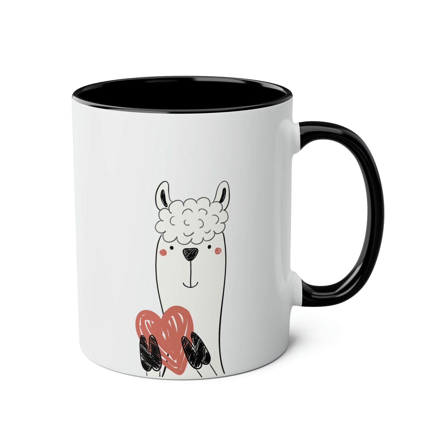 Heart Mug: Llama