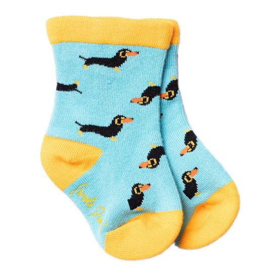 Children's Sausage Dog Bamboo Socks