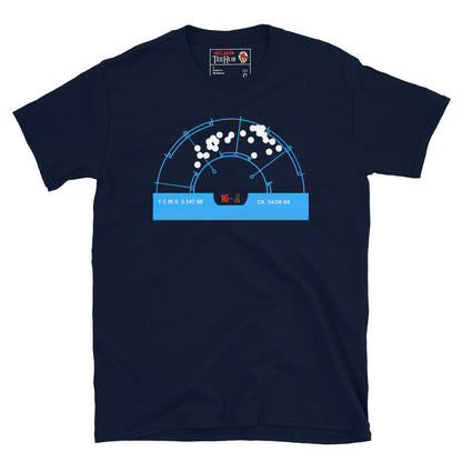 Aliens Motion Tracker t-shirt, tee. Aliens1986 movie t-shirt.
