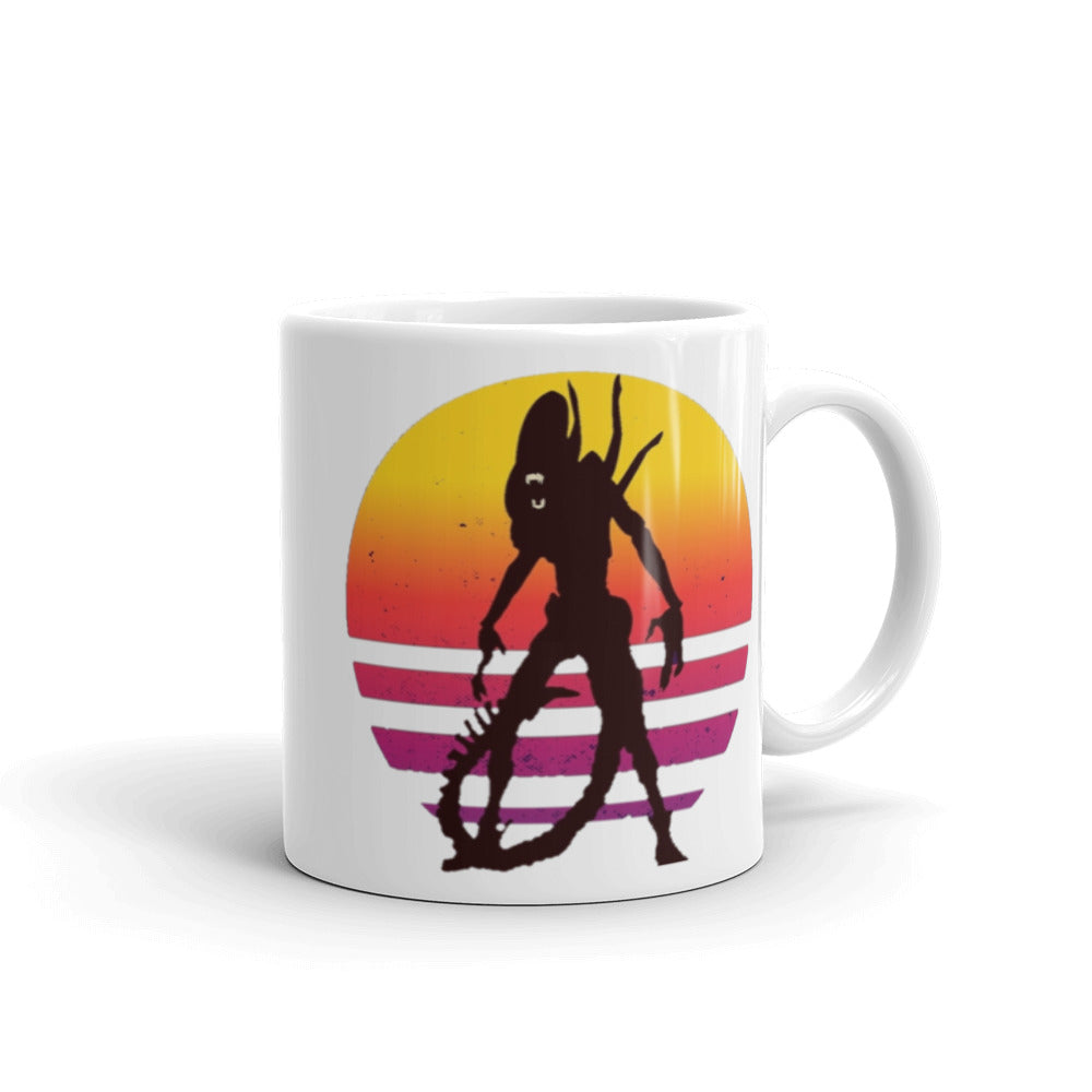 Aliens Xenomorph Sunset Mug.