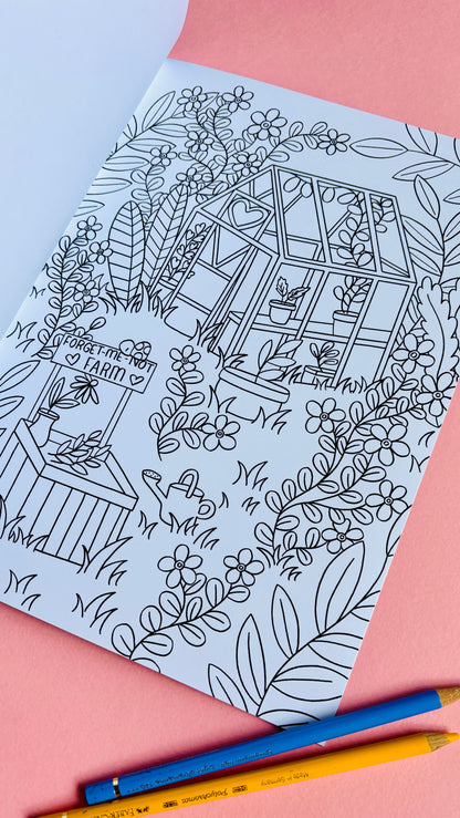 Fairy Colouring Book- Tiny Homes a Fantasy Colouring Book for Adults and Kids