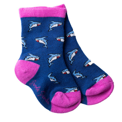 Children's Shark Bamboo Socks