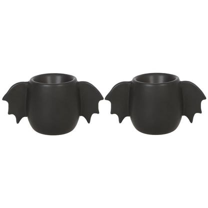 Gothic Gifts Bat Wing Egg Cup Set Of 2