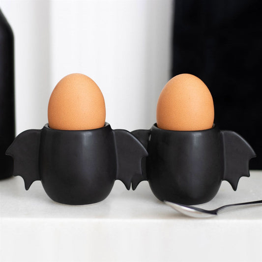 Gothic Gifts Bat Wing Egg Cup Set Of 2