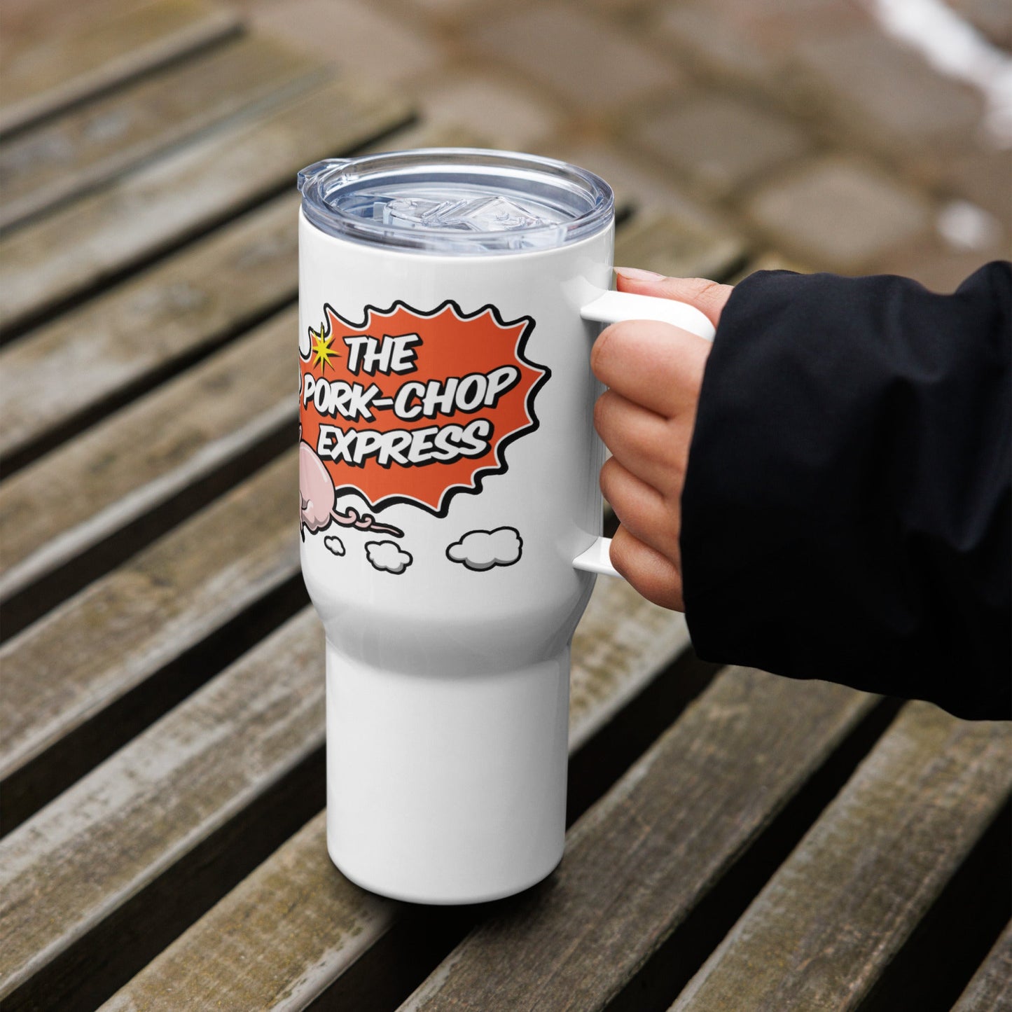 Big Trouble in Little China Travel mug, Thermal Mug with Handle,