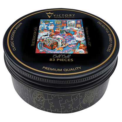 Blue Bedroom Cats MINI QT