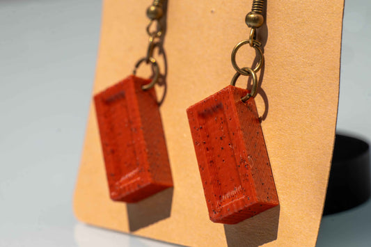 Brick Earrings