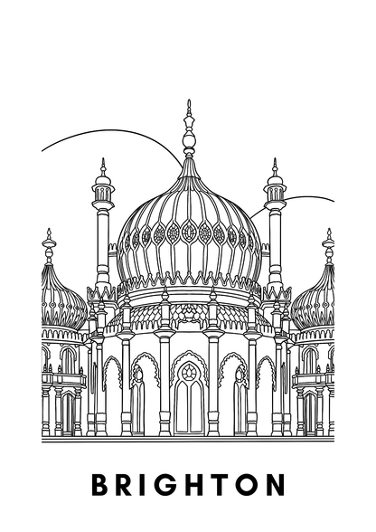 Brighton Wall Art (A4)